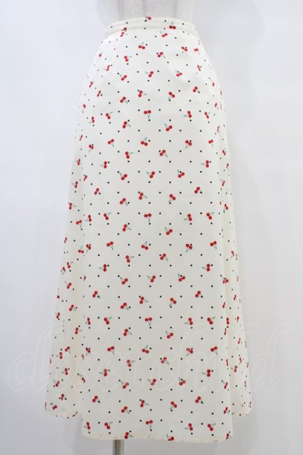 画像1: Candy Stripper / TINY CHERRY SKIRT  オフホワイト H-25-10-02-038-PU-SK-KB-ZH (1)