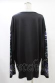 画像2: NieR Clothing / プリントLONG CUTSEW  黒 H-25-10-02-049-PU-TO-KB-ZH (2)