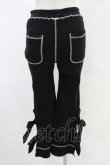 画像2: Candy Stripper / PRECOCIOUS RIBBON RIB PANTS  ブラック H-25-10-02-008-PU-PA-KB-ZH (2)