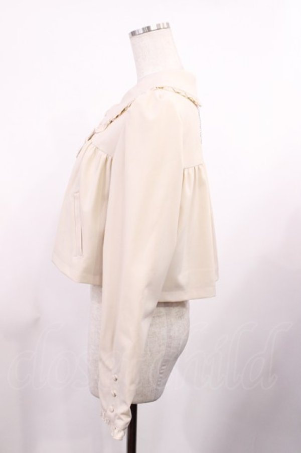 画像2: Hoshibako Works / ジャスミン リボンタイジャケット Free ベージュ H-25-10-02-1007-LO-JA-NS-ZH (2)