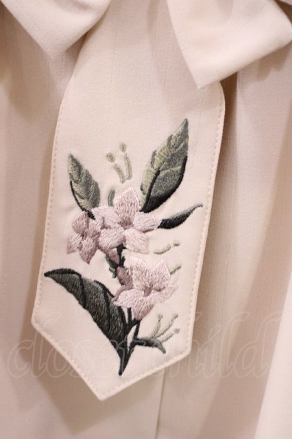 画像4: Hoshibako Works / ジャスミン リボンタイジャケット Free ベージュ H-25-10-02-1007-LO-JA-NS-ZH (4)