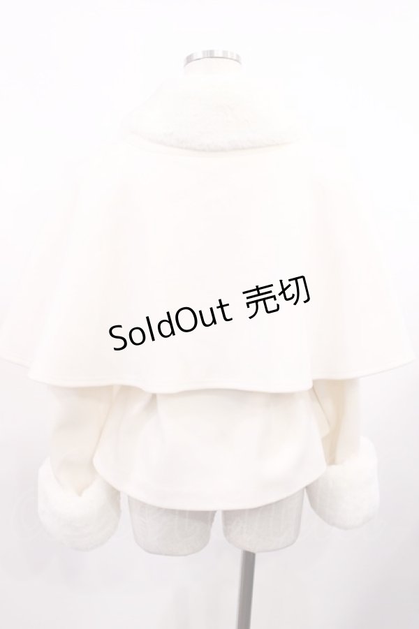 画像3: Hoshibako Works / ベル・ラ・ドンナ ファー襟ショートジャケット(コート) M オフ H-25-10-02-1008-LO-CO-NS-ZH (3)