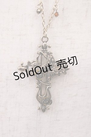 画像: axes femme / 十字架ネックレス  アンティークゴールド H-25-10-02-1010-AX-AC-NS-ZH
