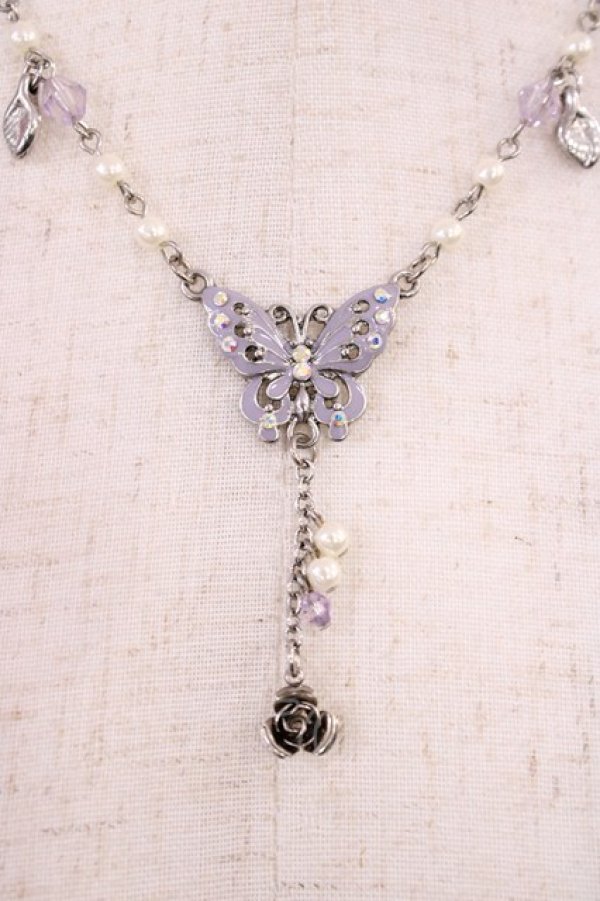 画像1: axes femme / 蝶ネックレス  シルバー H-25-10-02-1014-AX-AC-NS-ZH (1)