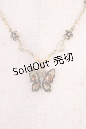 画像: axes femme / クラシックエポ蝶ネックレス  ゴールド H-25-10-02-1018-AX-AC-NS-ZH