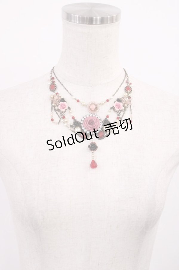 画像2: axes femme / プリンセスローズネックレス  Aゴールド H-25-10-02-1025-AX-AC-NS-ZH (2)