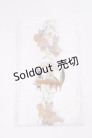 画像: Royal Princess Alice / 森のシンフォニー・tonoコラボ オーバーニー  ホワイト H-25-10-02-1033-LO-ZA-NS-ZH