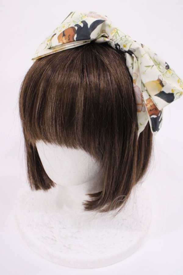 画像1: Royal Princess Alice / 森のシンフォニー・tonoコラボ カチューシャ  レモンクリーム H-25-10-02-1039-LO-AC-NS-ZH (1)