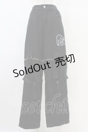 画像: NieR Clothing / CONVERTIBLE BLACK DENIM PANTS  ブラックデニム H-25-10-02-010-PU-PA-KB-ZH