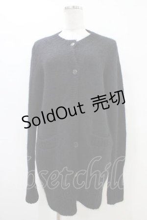 画像: Katie / FLUFFY long cardigan  黒 H-25-10-02-014-LO-TO-KB-ZH