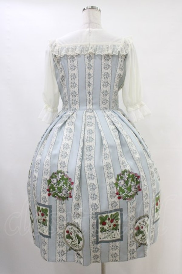 画像2: Melody BasKet / Berry galleryチュール切替ワンピース  サックス H-25-10-02-016-LO-OP-KB-ZT340 (2)