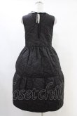 画像2: Candy Stripper / FLOWERING QUILTING DRESS  ブラック H-25-10-02-019-PU-OP-KB-ZH (2)