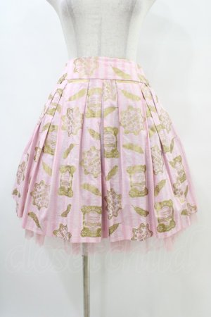 画像: Jane Marple / CARTE Radieuseのミニスカート  ピンク H-25-10-02-033-JM-SK-KB-ZH