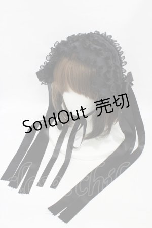 画像: Luxmira / プリーツレースのヘッドドレス”Femme fatale”  ブラック H-25-10-03-005-0-AC-KB-ZH