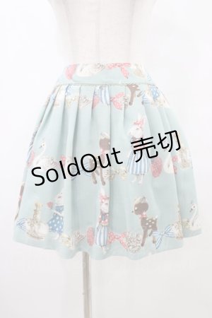 画像: Emily Temple cute / アンティークジュエリースカート  サックス H-25-10-03-042-ET-SK-KB-ZH