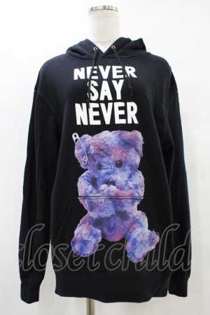 画像: MILKBOY / NEVER SAY NEVER HOODIE  黒 H-25-10-03-051-MB-TO-KB-ZH