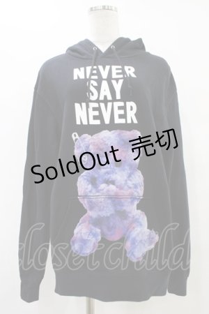 画像: MILKBOY / NEVER SAY NEVER HOODIE  黒 H-25-10-03-051-MB-TO-KB-ZH