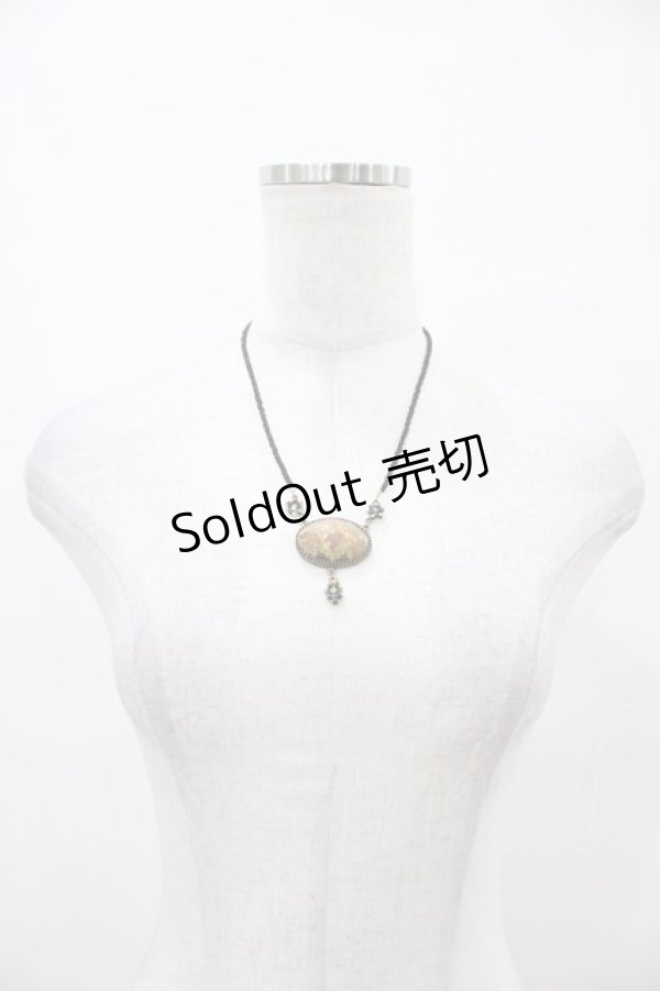 画像2: Michal Negrin / ブローチネックレス  ゴールド H-25-10-03-015-LO-AC-KB-ZH (2)