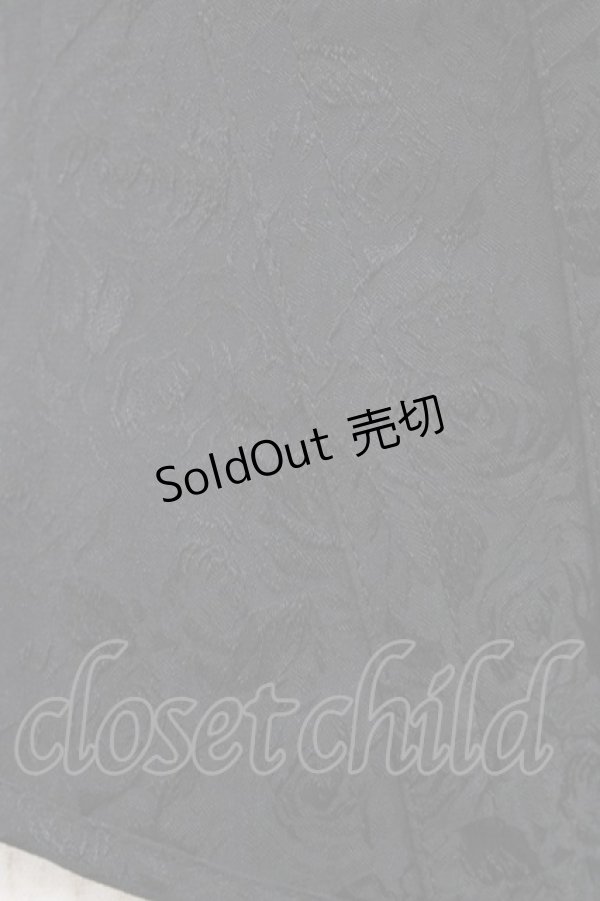 画像4: EXCENTRIQUE / 薔薇ジャガード・アンダーバストコルセット 1 ブラック H-25-10-03-020-EL-ZA-KB-ZH (4)