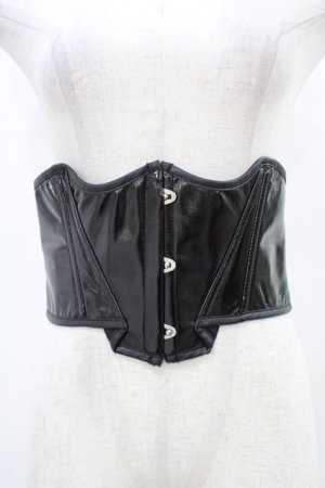 画像: PUNK RAVE / ショートコルセット  ブラック H-25-10-03-022-PU-ZA-KB-ZH