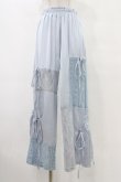 画像1: Candy Stripper / LACY PATCH WORK DROST PANTS  ライトブルー H-25-10-03-028-PU-PA-KB-ZH (1)