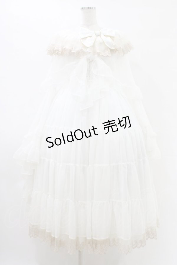 画像1: Triple fortune / リリウムドレス  ホワイト H-25-10-03-030-EL-OP-KB-ZH (1)