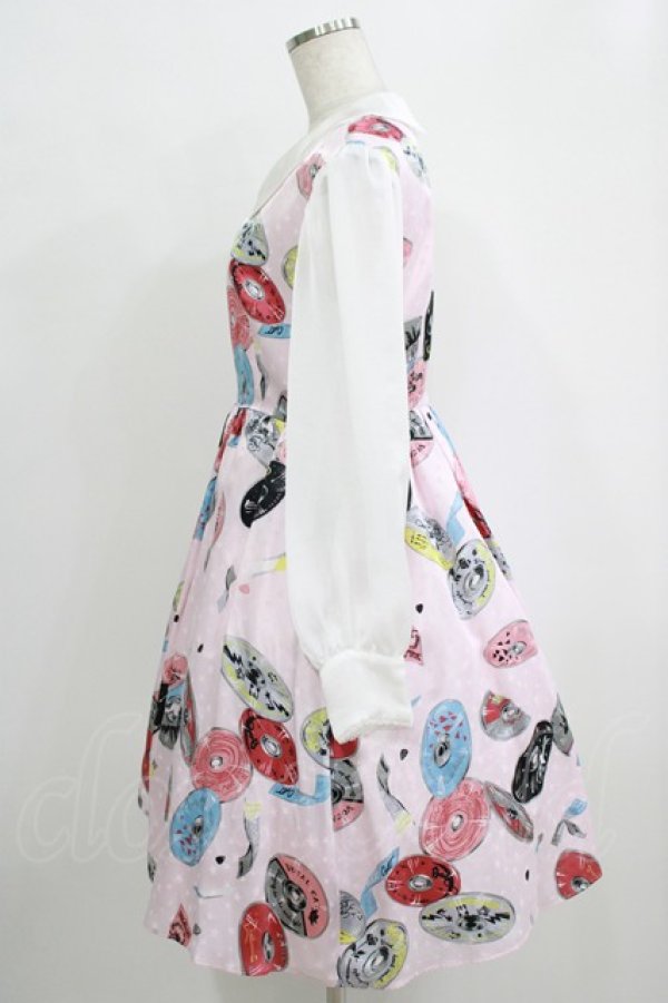 画像2: MILK / CDドレス  ベビーピンクカラフル H-25-10-04-003-ML-OP-KB-ZH (2)