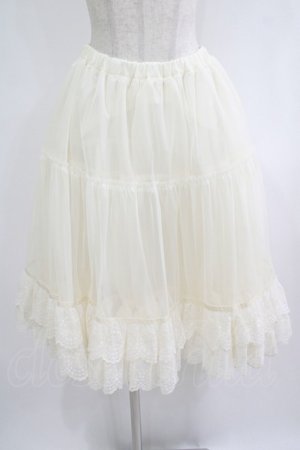 画像: Melody BasKet / Cotton candyパニエ M アイボリー H-25-10-04-027-LO-SK-KB-ZH