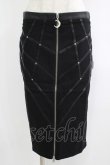 画像1: Restyle / BONDED TO THE MOON SKIRT M ブラック H-25-10-04-043-GO-SK-KB-ZH (1)