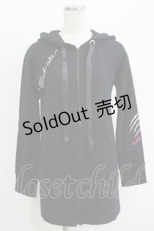 画像: MILK /ACK CATロングパーカー  ブラック H-25-10-04-051-ML-TO-KB-ZH