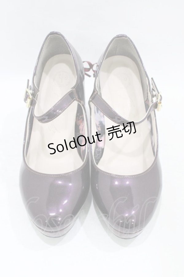 画像1: YOSUKE / レースアップストラップシューズ LL ボルドー H-25-10-04-1001-PU-SH-KB-ZH (1)