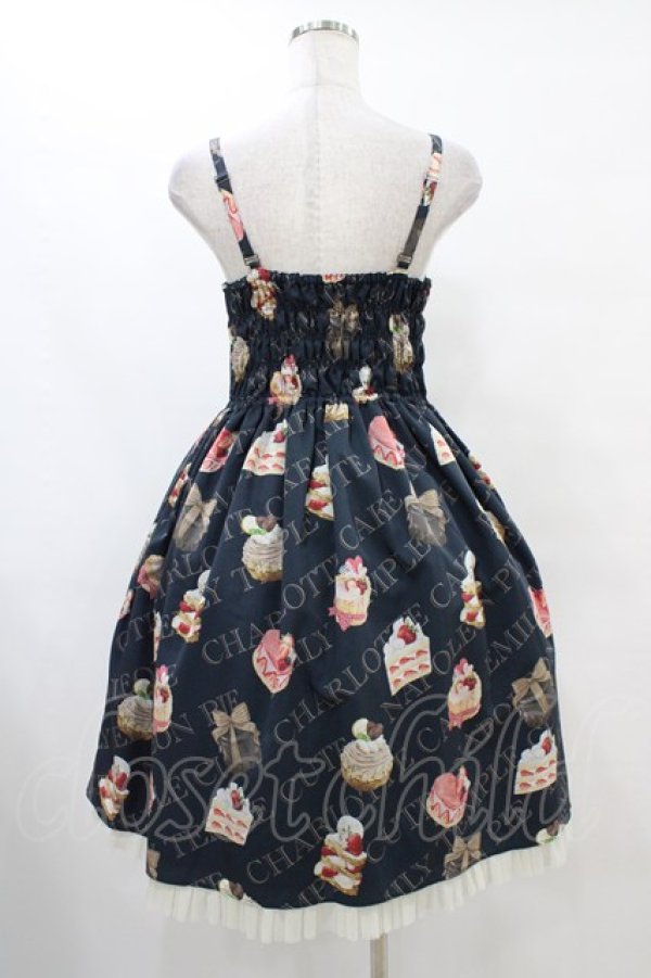 画像2: Emily Temple cute / Petit Gateauキャミソールワンピース  ネイビー H-25-10-04-1026-ET-OP-KB-ZH (2)