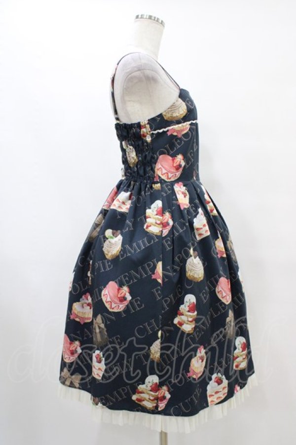 画像3: Emily Temple cute / Petit Gateauキャミソールワンピース  ネイビー H-25-10-04-1026-ET-OP-KB-ZH (3)