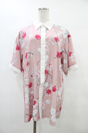 画像: MILKBOY / FROZEN CHERRY SHIRTS  ピンク H-25-10-04-1044-MB-BL-KB-ZH