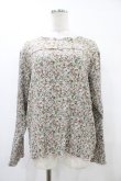 画像1: merry jenny / flowerトップス  ブルー H-25-10-04-1045-LO-TO-KB-ZH (1)