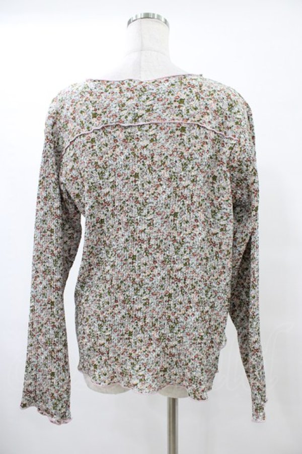 画像2: merry jenny / flowerトップス  ブルー H-25-10-04-1045-LO-TO-KB-ZH (2)