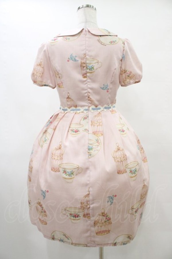 画像2: Emily Temple cute / 青い鳥ワンピース  ピンク H-25-10-04-1008-ET-OP-KB-ZT199 (2)