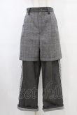 画像1: MILKBOY / LAYERED PANTS  グレー×チェック H-25-10-04-1003-MB-PA-KB-ZH (1)