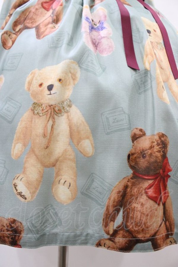 画像5: Leur Getter / Teddy Friends袖付きワンピース トールサイズ(L) ミント H-25-10-04-1015-LU-OP-KB-ZH (5)