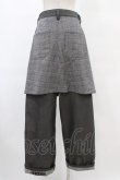 画像2: MILKBOY / LAYERED PANTS  グレー×チェック H-25-10-04-1003-MB-PA-KB-ZH (2)
