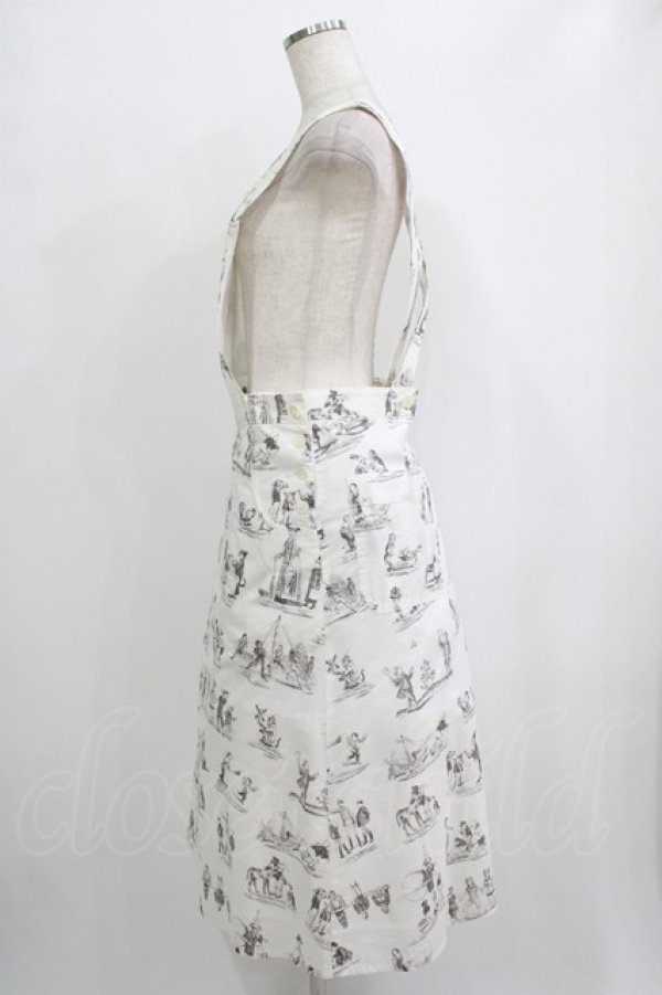 画像2: Jane Marple Dans Le Salon / La dinetteのエプロンドレス M オフホワイト H-25-10-04-001-JM-OP-KB-ZH (2)