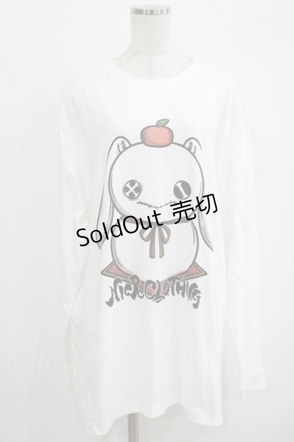 画像1: NieR Clothing / COTTON LONG CUTSEW XL 白 H-25-10-04-054-PU-TO-KB-ZH (1)