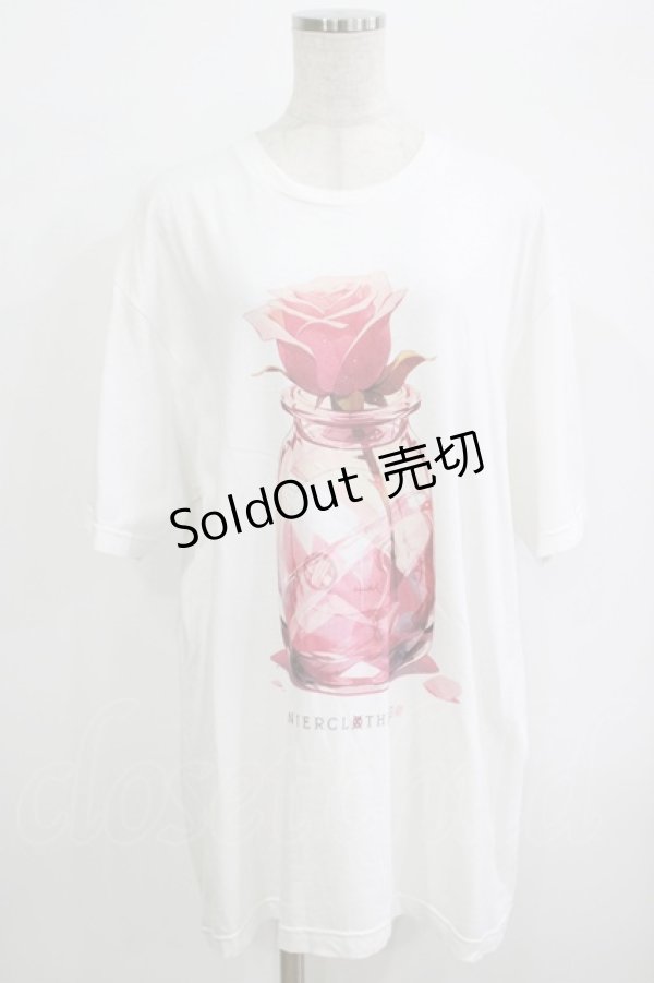 画像1: NieR Clothing / プリントCOTTON CUTSEW XL 白 H-25-10-04-056-PU-TO-KB-ZT374 (1)