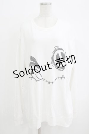 画像: NieR Clothing / プリントSWEAT  2XL 白 H-25-10-04-057-PU-TO-KB-ZH