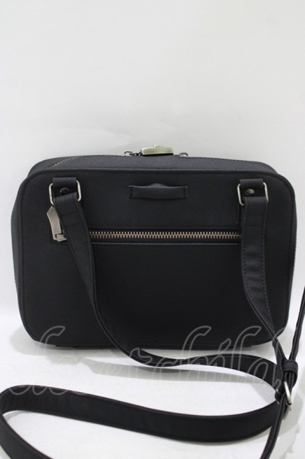 画像3: Jean Paul GAULTIER / ロゴプレートショルダー  黒 H-25-10-04-063-GO-BG-KB-ZH (3)