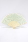 画像2: Q-pot. / ミントチョコレート扇子  ミント H-25-10-04-069-QP-ZA-KB-ZH (2)