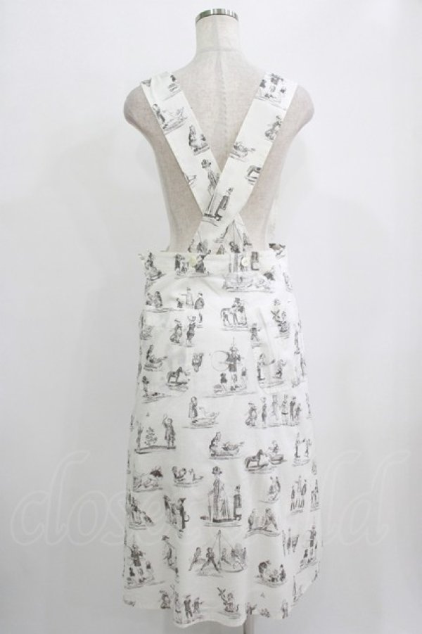 画像3: Jane Marple Dans Le Salon / La dinetteのエプロンドレス M オフホワイト H-25-10-04-001-JM-OP-KB-ZH (3)
