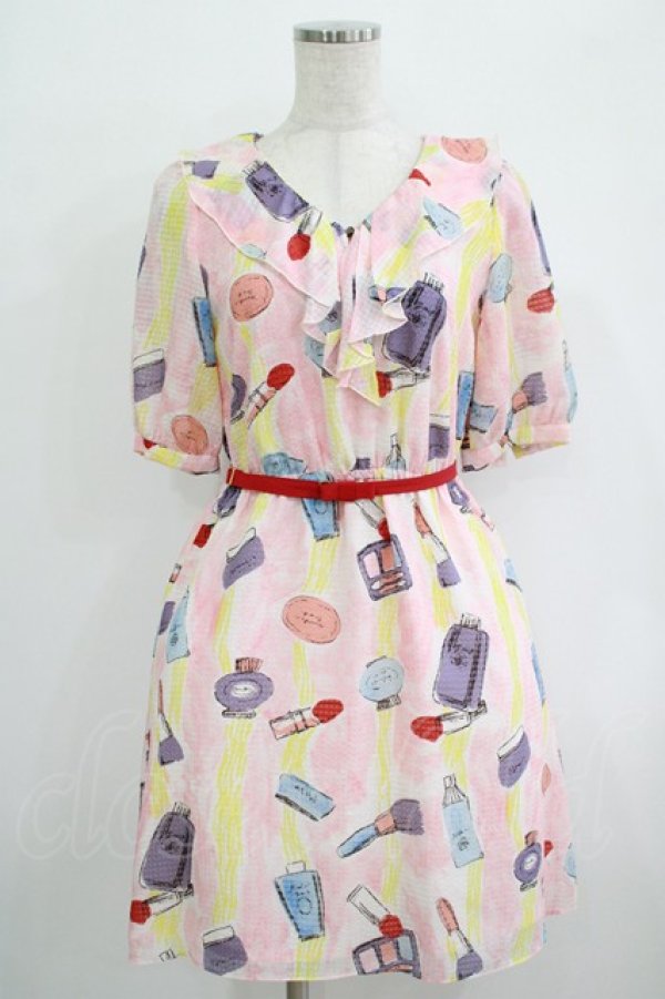 画像1: MILK / ヌーボーgirlワンピース  ピンク H-25-10-04-008-ML-OP-KB-ZH (1)