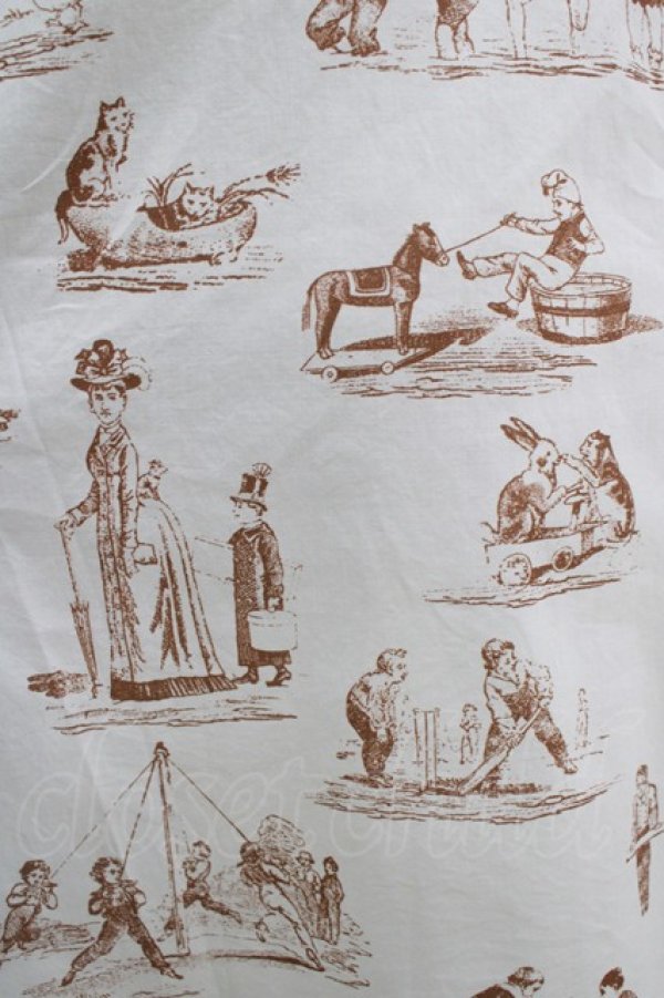 画像4: Jane Marple Dans Le Salon / La dinetteのエプロンドレス  アイボリー H-26-02-05-014-JM-OP-KB-ZH (4)