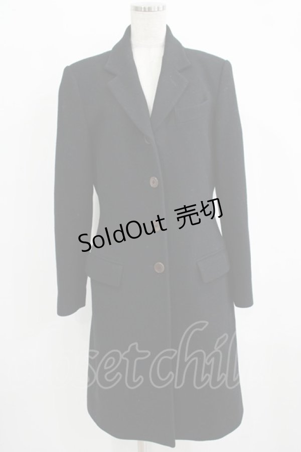 画像1: Jean Paul GAULTIER / ウールロングコート 40 ブラック H-25-10-04-022-GO-CO-KB-ZH (1)